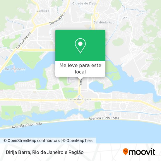 Dirija Barra mapa