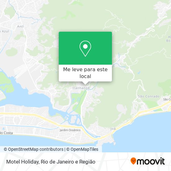 Motel Holiday mapa