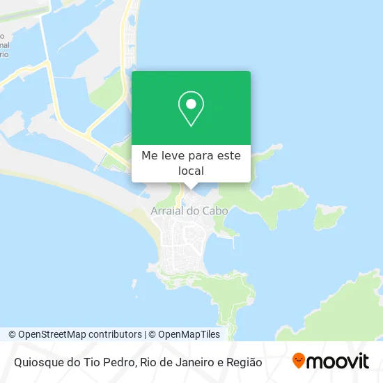 Quiosque do Tio Pedro mapa