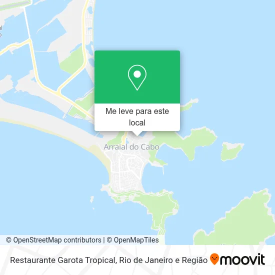 Restaurante Garota Tropical mapa