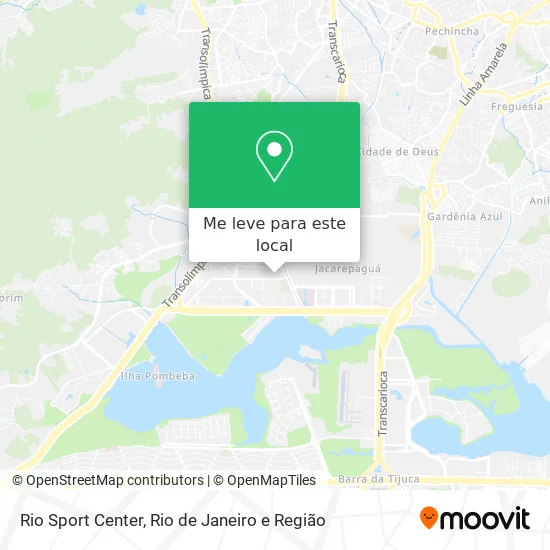 Rio Sport Center mapa