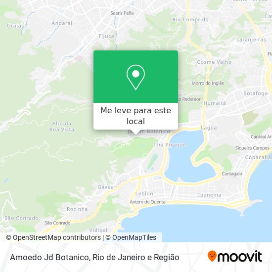 Amoedo Jd Botanico mapa