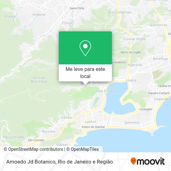 Amoedo Jd Botanico mapa