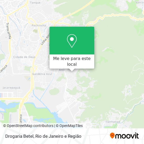 Drogaria Betel mapa