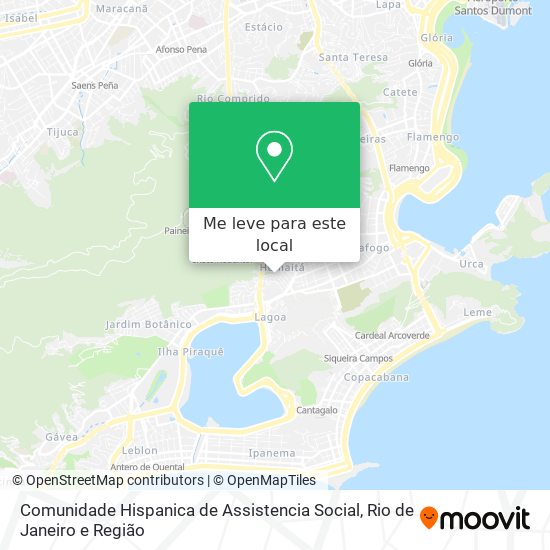 Comunidade Hispanica de Assistencia Social mapa