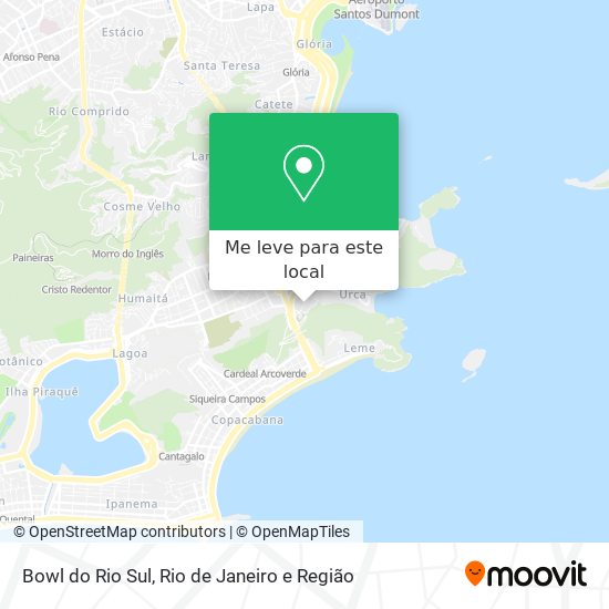 Bowl do Rio Sul mapa