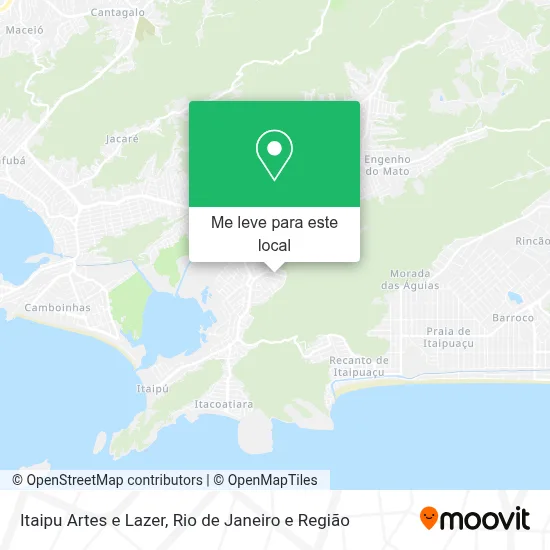 Itaipu Artes e Lazer mapa