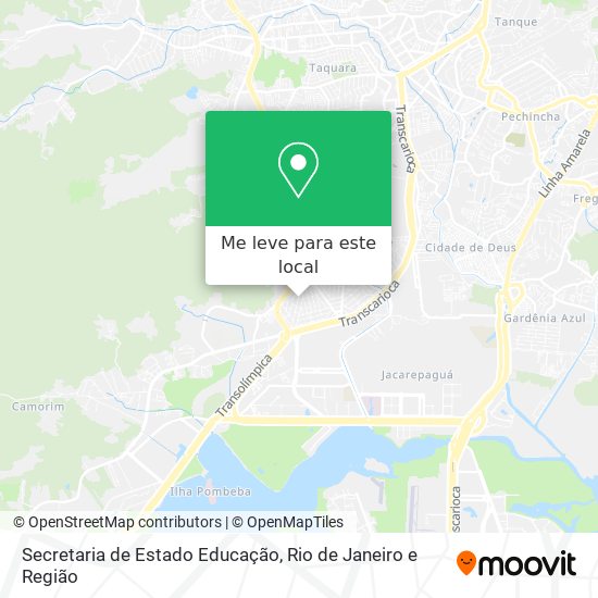 Secretaria de Estado Educação mapa