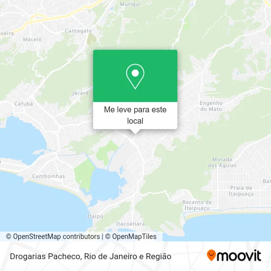 Drogarias Pacheco mapa