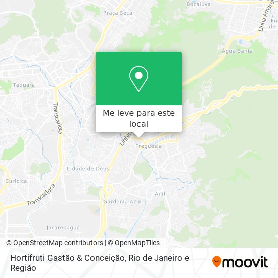 Hortifruti Gastão & Conceição mapa