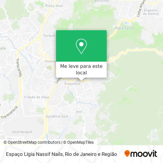 Espaço Lígia Nassif Nails mapa