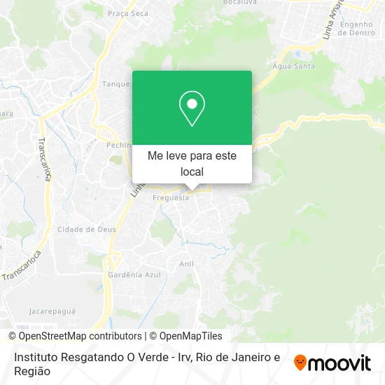Instituto Resgatando O Verde - Irv mapa