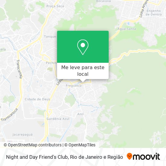 Night and Day Friend's Club mapa