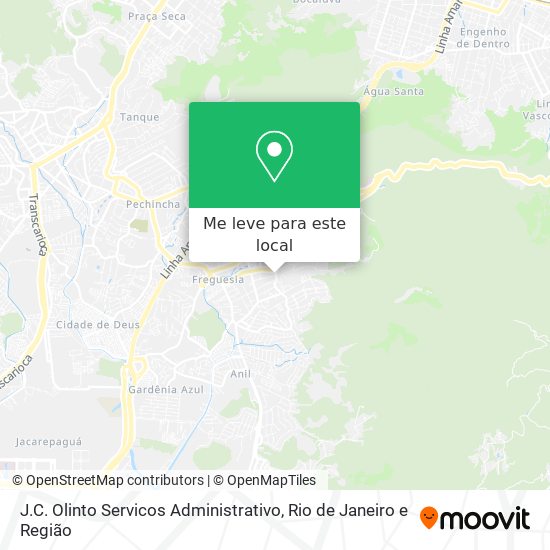 J.C. Olinto Servicos Administrativo mapa