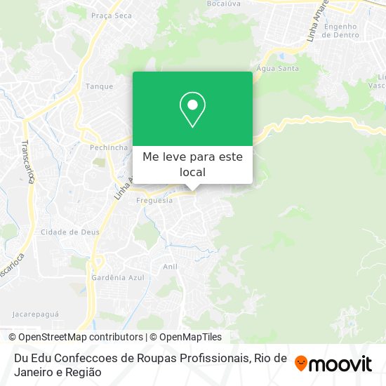 Du Edu Confeccoes de Roupas Profissionais mapa