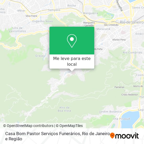 Casa Bom Pastor Serviços Funerários mapa