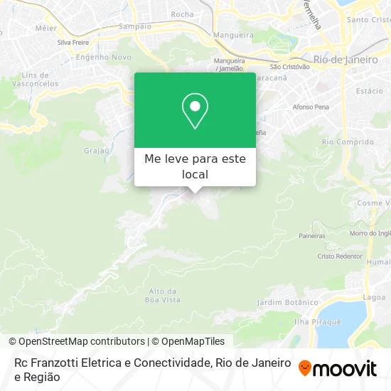 Rc Franzotti Eletrica e Conectividade mapa