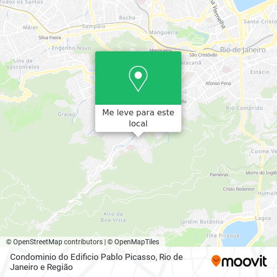 Condominio do Edificio Pablo Picasso mapa