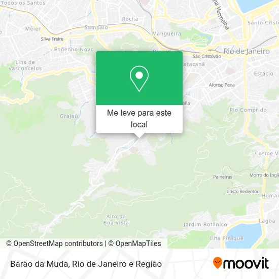 Barão da Muda mapa