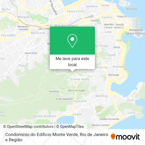 Condominio do Edificio Monte Verde mapa