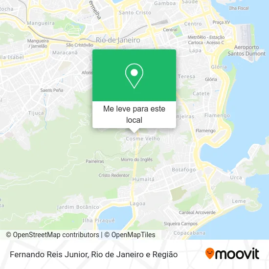 Fernando Reis Junior mapa