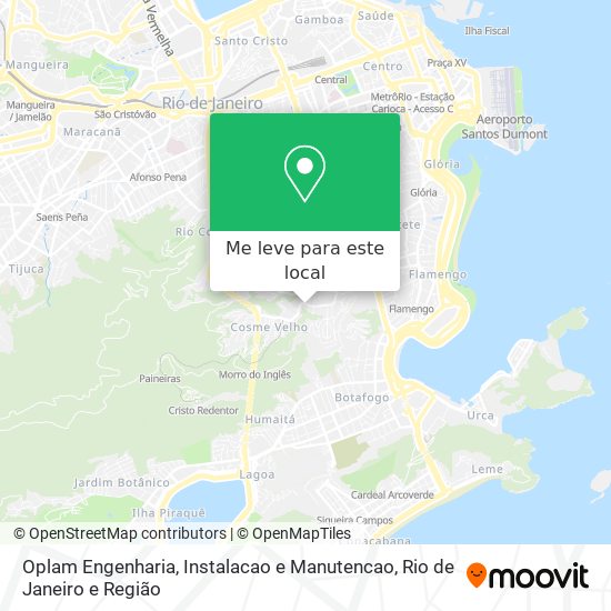 Oplam Engenharia, Instalacao e Manutencao mapa