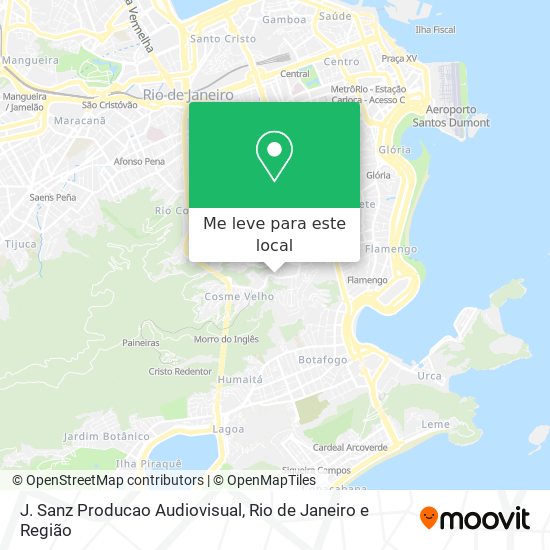 J. Sanz Producao Audiovisual mapa