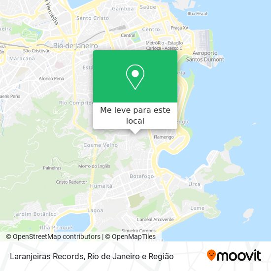 Laranjeiras Records mapa