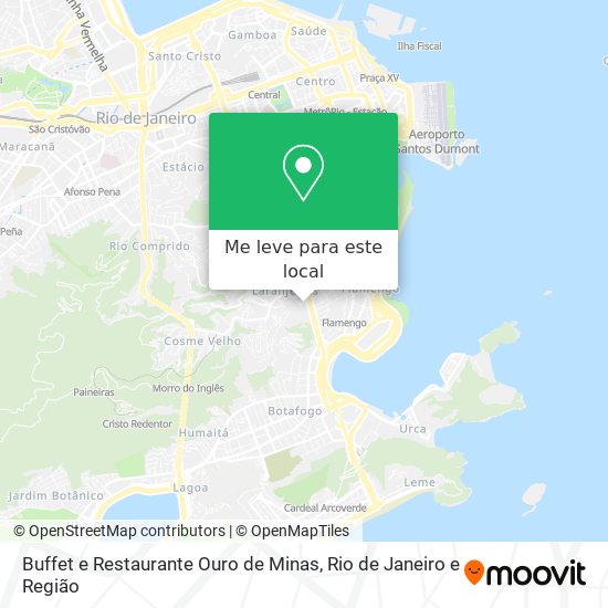 Buffet e Restaurante Ouro de Minas mapa