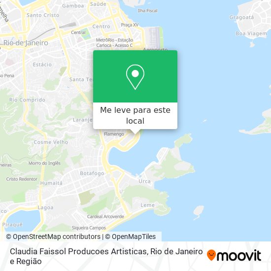 Claudia Faissol Producoes Artisticas mapa