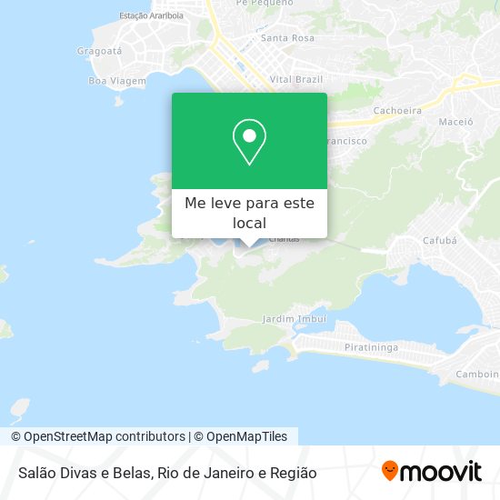 Salão Divas e Belas mapa