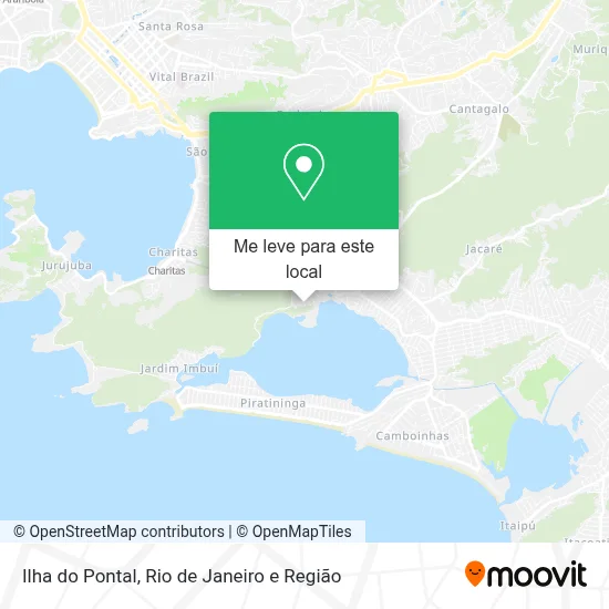 Ilha do Pontal mapa
