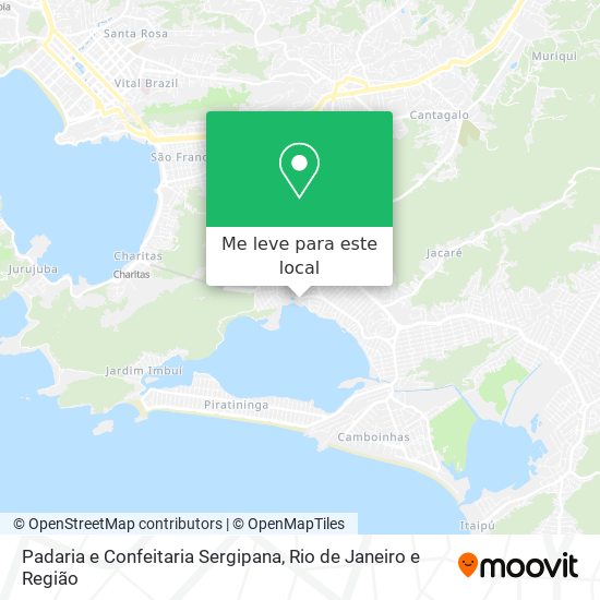 Padaria e Confeitaria Sergipana mapa