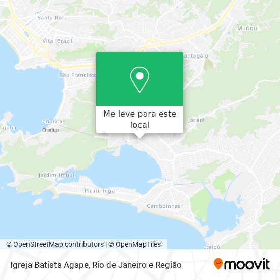 Igreja Batista Agape mapa