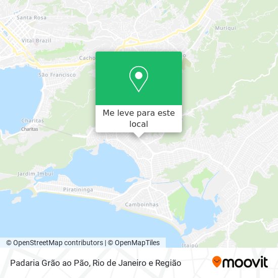 Padaria Grão ao Pão mapa