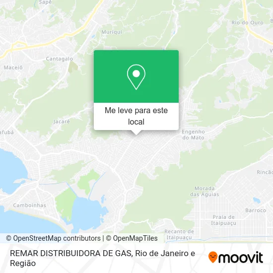 REMAR DISTRIBUIDORA DE GAS mapa