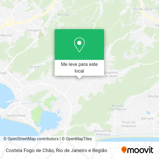 Costela Fogo de Chão mapa