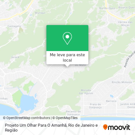 Projeto Um Olhar Para O Amanhã mapa