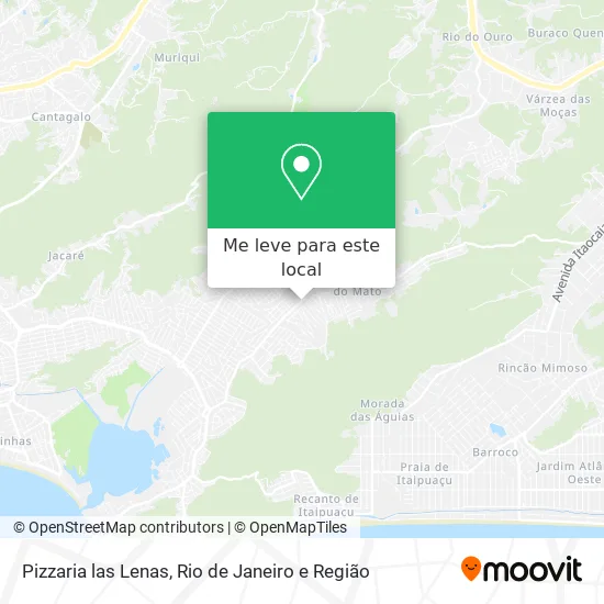 Pizzaria las Lenas mapa