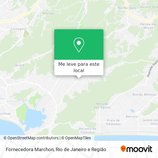 Fornecedora Marchon mapa