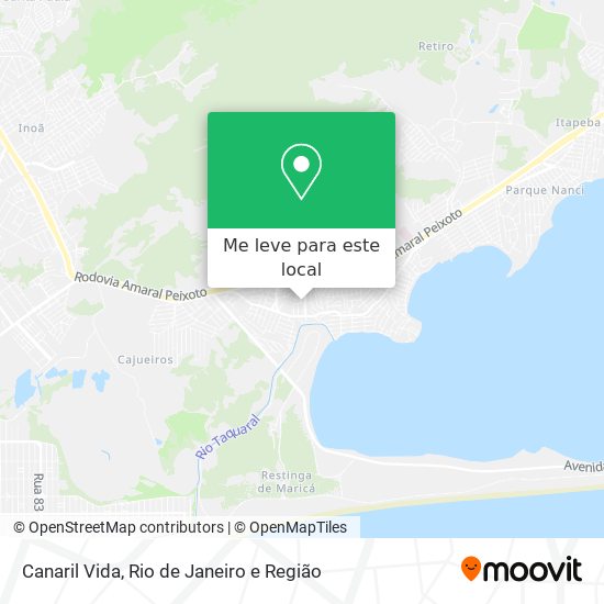 Canaril Vida mapa