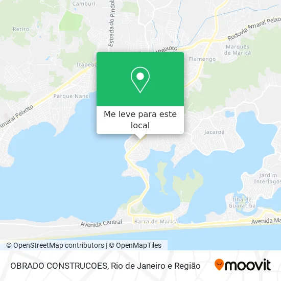 OBRADO CONSTRUCOES mapa
