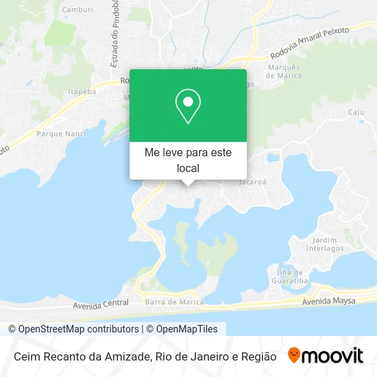 Ceim Recanto da Amizade mapa
