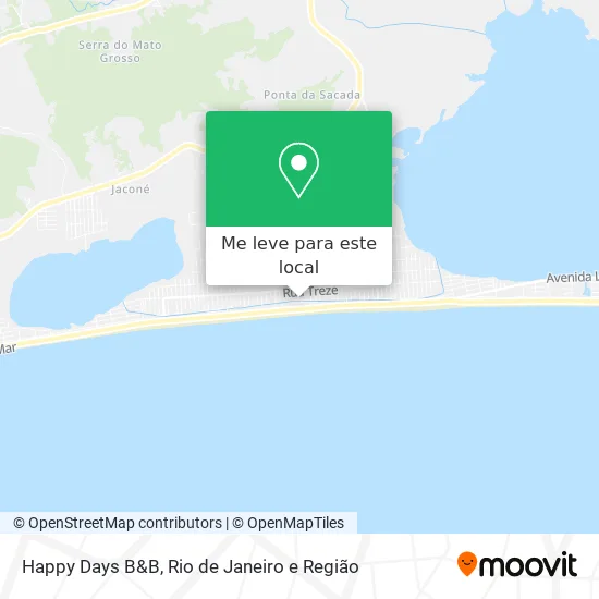 Happy Days B&B mapa