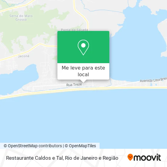 Restaurante Caldos e Tal mapa