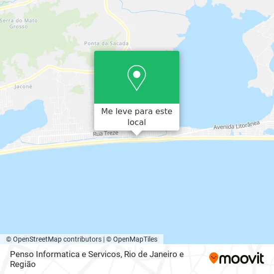 Penso Informatica e Servicos mapa