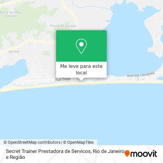 Secret Trainer Prestadora de Servicos mapa