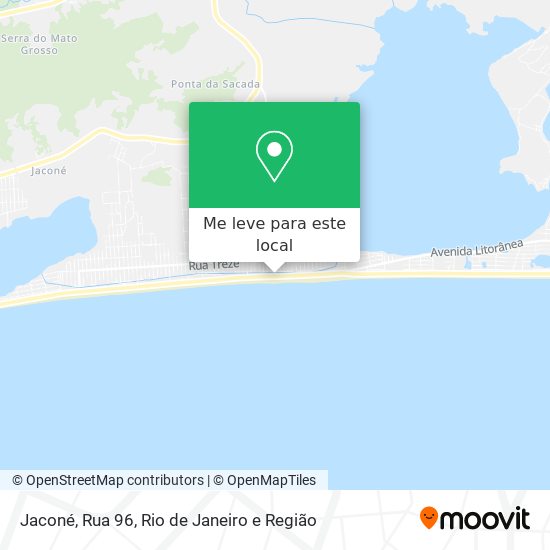 Jaconé, Rua 96 mapa