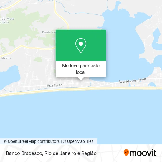 Banco Bradesco mapa