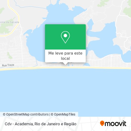 Cdv - Academia mapa
